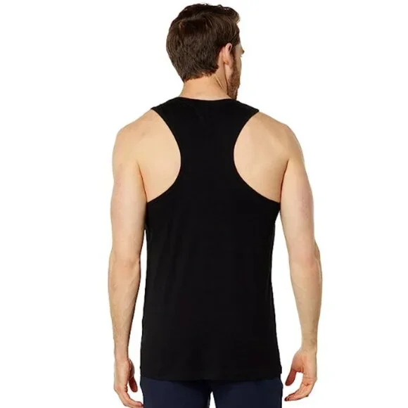 Boss by Hugo Boss Men's Beach Logo Tank Top - Black 9086 - Picture 2 of 2